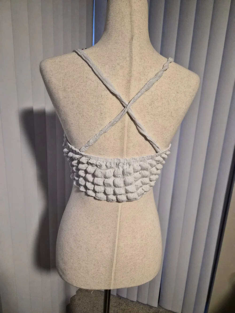 PrettyLittleThing white textured
